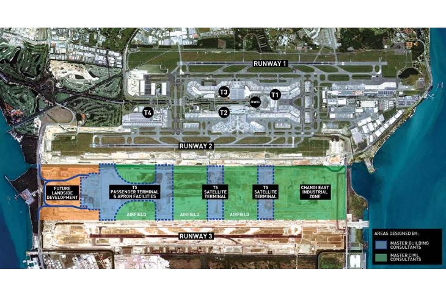 Changi Airport Group Awards Architectural And Engineering Contracts For Terminal 5 Transport News Top Stories The Straits Times