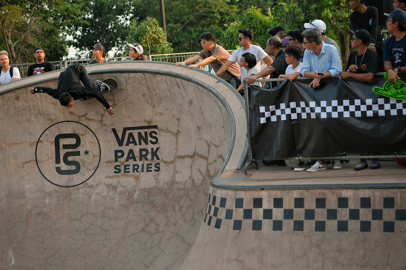 Teenagers dominate at the Vans Parks 