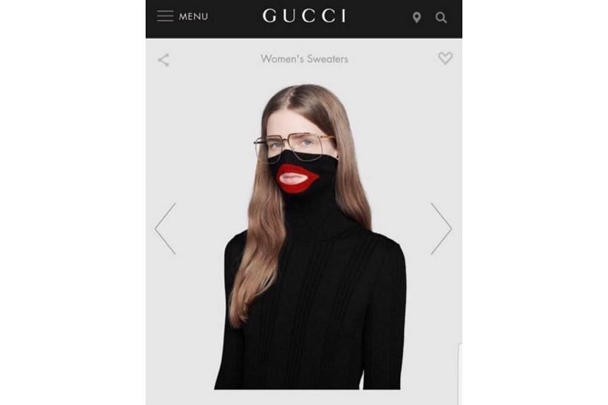 Gucci pulls polo neck after 'blackface 