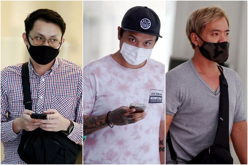 Singaporeans Low Yi Hong, 31, Isaac Choo Chi Kin, 24, and Lee Gee Kian, 42, were each fined between $3,000 and $3,500.