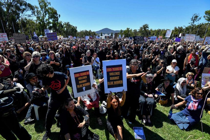 Tens of thousands rally in Australia to demand gender violence justice