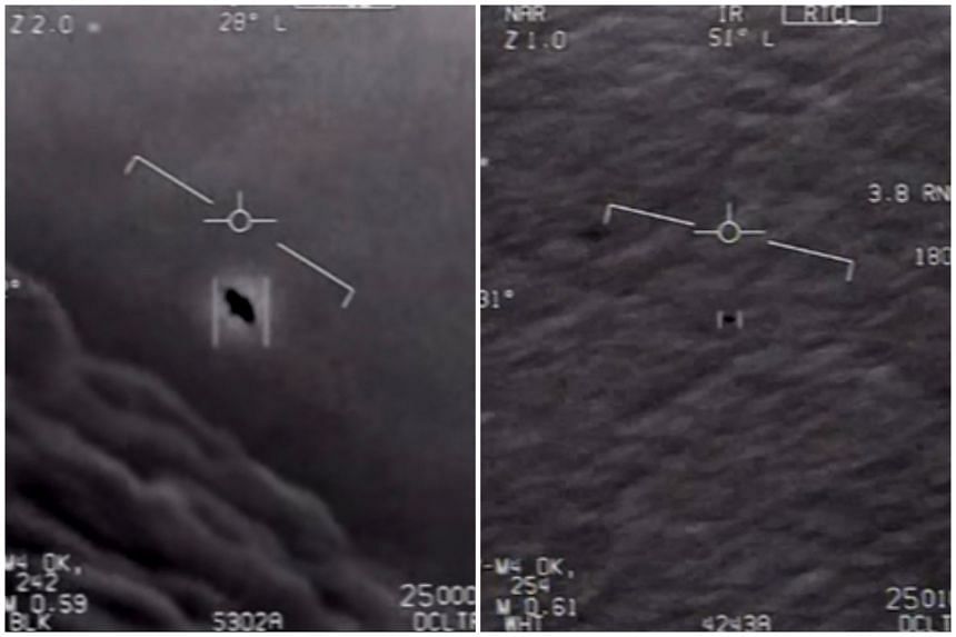 Last year, the US Defence Department released three black-and-white videos taken by Navy aviators that appear to show UFOs.