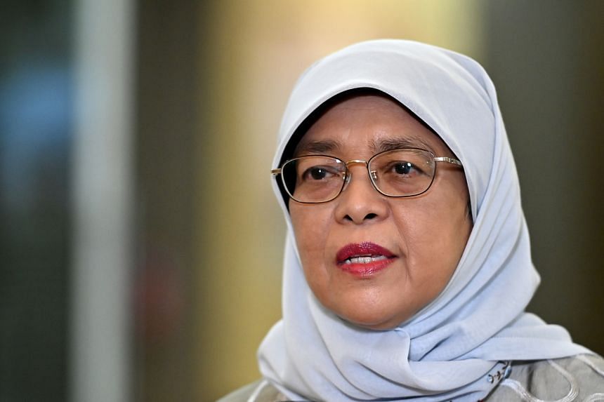 Madam Halimah said that she was deeply perturbed by the poll.