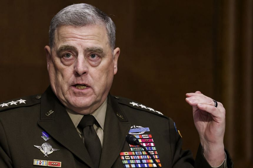 General Mark Milley testifies during a Senate Appropriations Committee hearing in Washington, on June 17, 2021.