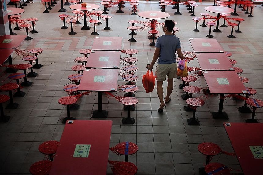 The food and beverage sector is closed once more as Singapore reverts to phase two (heightened alert), with only takeaway and delivery services allowed. The writer asks whether a limit of two people per table could have been imposed instead.
