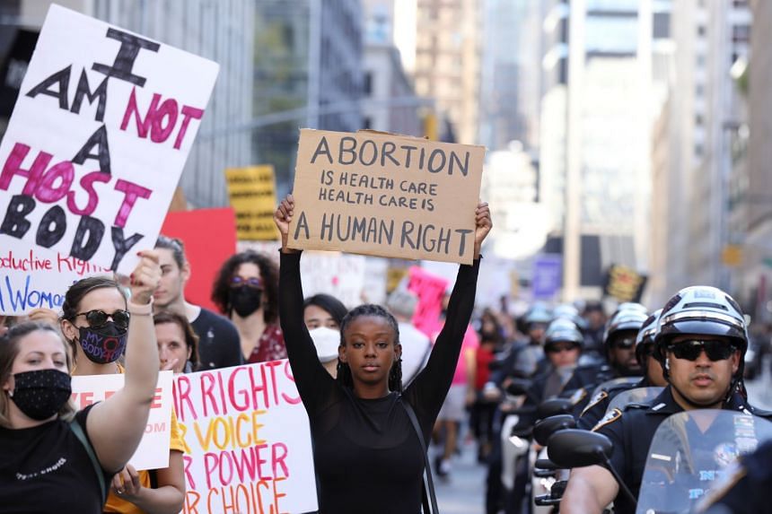 Thousands march for abortion rights in US amid increased restrictions, United  States News & Top Stories - The Straits Times
