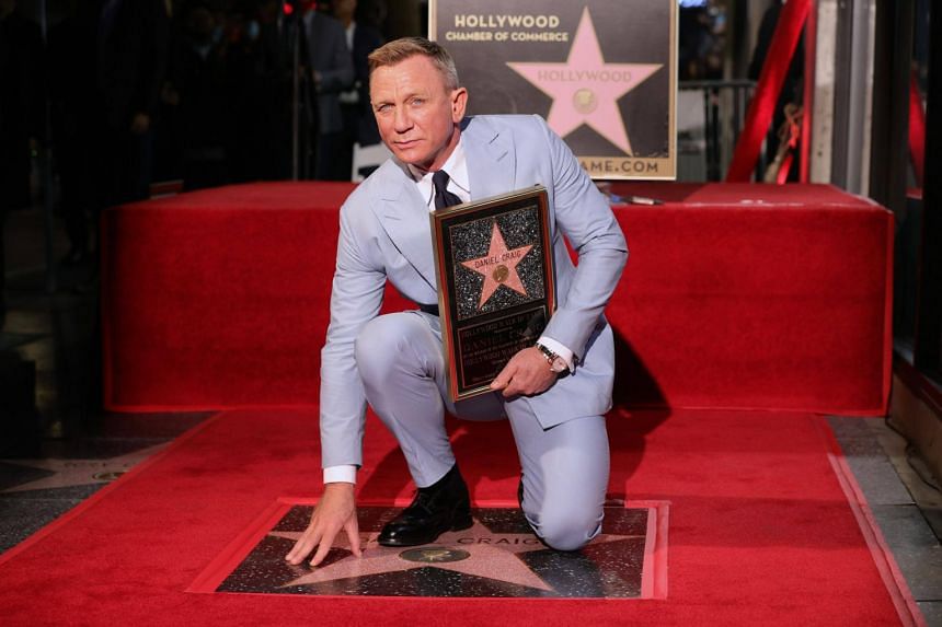 Goodbye Bond, hello Walk of Fame star for Daniel Craig, Entertainment News &amp; Top Stories - The Straits Times
