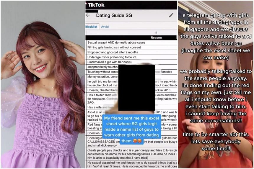 Ms Koh Boon Ki made a post on TikTok about creating a group chat where the personal details of the men and reasons not to date them were shared.