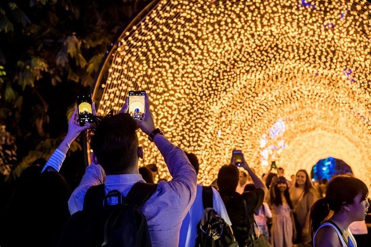 It S A Holly Jolly Christmas Wonderland 19 At Gardens By The Bay Life News Top Stories The Straits Times