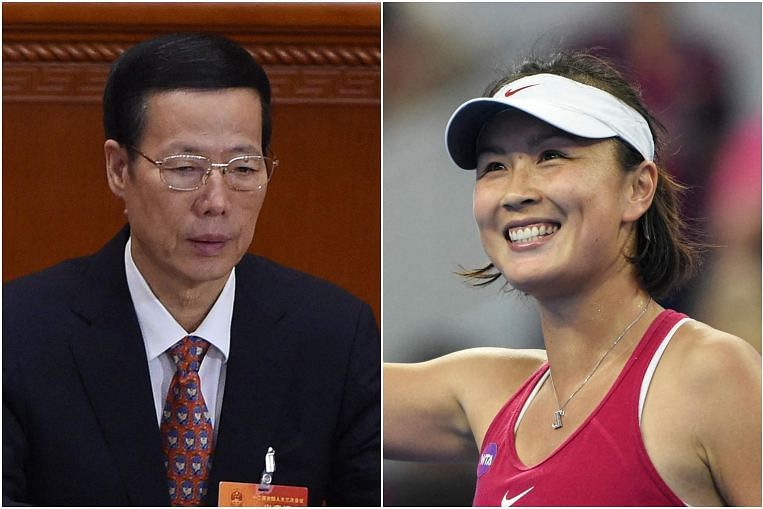 China censors tennis star Peng Shuai&#39;s claims against top politician Zhang  Gaoli, East Asia News &amp; Top Stories - The Straits Times