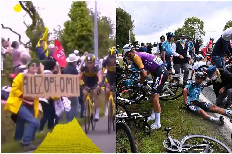 Cyclisme: le spectateur qui a causé l’accident du Tour de France s’est vu infliger une amende de 1 200 €, Sport News & Top Stories