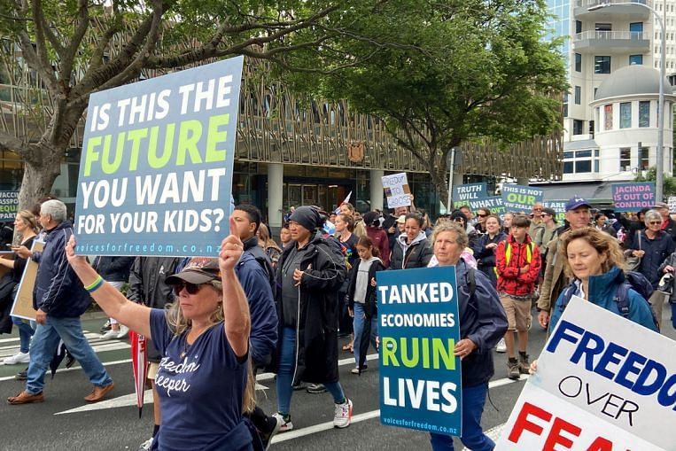Des milliers de personnes protestent contre les règles de Covid-19 alors que la Nouvelle-Zélande marque 90 % de taux de vaccination, Australie/NZ Nouvelles et Top Stories